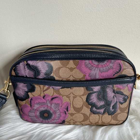 Coach Jes Crossbody Signature Canvas Kaffe Fassett Print - Picture 3 of 9